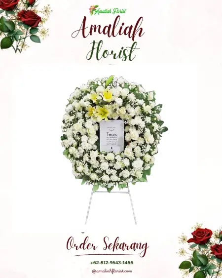 Krans Bunga Duka Kebon Besar